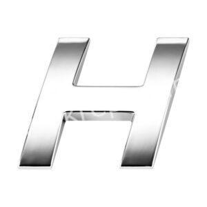 30202 Літера H шрифт похилий 3см