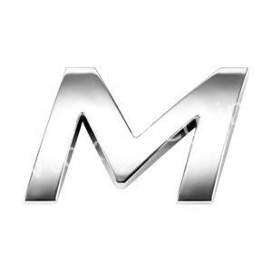 30207 Літера  M шрифт похилий 3см