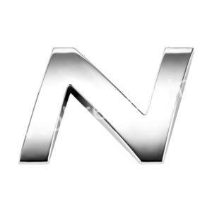 30253 Літера N шрифт похилий 2см