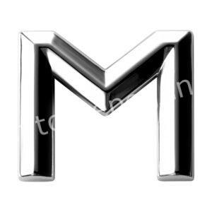 30292 Літера M шрифт з гранню  3см
