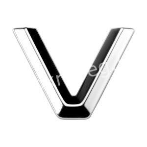 30301 Літера V шрифт з гранню 3см