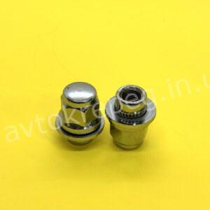 Гайка колеса 12х1,5х37,5 S-21 хром с шайбой Toyota (плоский)