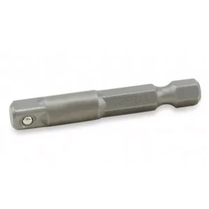 TOPTUL Перехідник 1/4х1/4 L50 (6гр. під шуруповерт х квадр.) FPKA0808