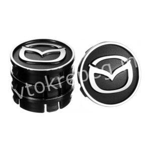 50025 Заглушка в колісний диск  Mazda чорний  60х55 (4шт)