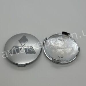 Заглушка в колісний диск Mitsubishi 80x80 (06) сірий (4шт)