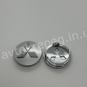 Заглушка в колісний диск Mitsubishi 60x54 (05)сірий (4шт)