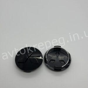 Заглушки в колісний диск Mitsubishi 60x54 (08) чорний (4шт)