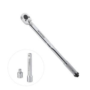 Ключ динамометричний 1/2", 28-210 Нм, перехідник 1/2"*3/8", подовжувач 125 мм * 1/2"  INTERTOOL XT-9007
