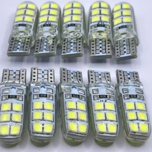 Лампа Діод Т10(W5W)БЦ12V LED 12x2835 white silicone 00061
