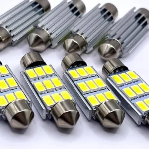 Лампа Діод SV8.5(C5W.C10W)AC12V LED 9x5630 white 41mm обм.радиат(обманка)00075