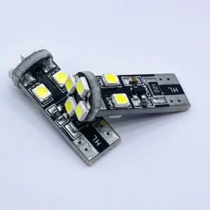 Лампа Діод Т10(W5W)БЦ12V LED 8x1210 white резистор 00041