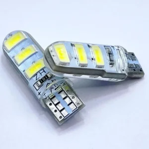 Лампа Діод Т10(W5W)БЦ12V LED 6x5630 white резист silicon 00042