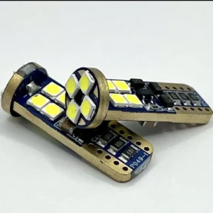 Лампа Діод Т10(W5W)БЦ12V LED 12x3030 white cambus (обман) 00106