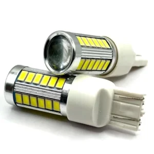 Лампа Діод Т20(W21W)БЦ 12V LED 33х5630 white лінза 00249