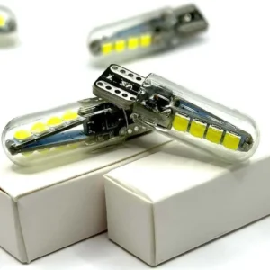 Лампа Діод Т10(W5W)БЦ12-24V LED 8x3030 white cambus 1.5W(обман) 00262