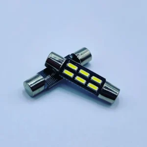 Лампа Діод SV8.5(C5W.C10W)AC12V LED 6x4014 white 29mm festoon 00301