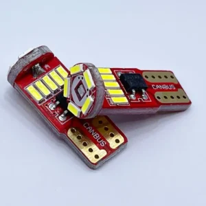Лампа Діод Т10(W5W)БЦ12V LED 15x4014 CAN white(обман) 00039