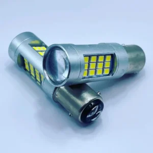 Лампа Діод BAY15d (Р21W+5W)А 12V LED 42х2835 white canbus(обман)LENS 00293