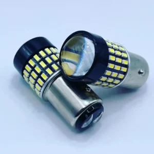 Лампа Діод BAY15d (Р21W+5W)А 12-24V LED 78х3014 white canbus(обман)LENS 00300