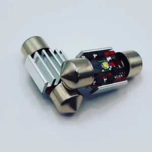 Лампа Діод SV8.5(C5W.C10W)AC12V LED 1xCREE white 31mm(обманка)CAN 00315