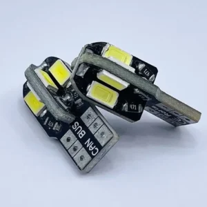 Лампа Діод Т10(W5W)БЦ12V LED 8x5630 white резистор 00034
