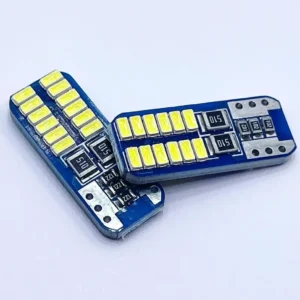 Лампа Діод Т10(W5W)БЦ12V LED 24x3014 white резистор 00046