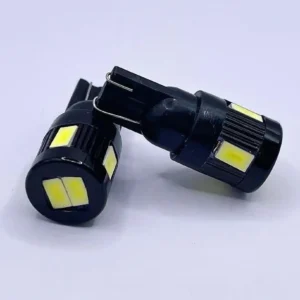 Лампа Діод Т10(W5W)БЦ12V LED 6x5630 white BLECK 00050