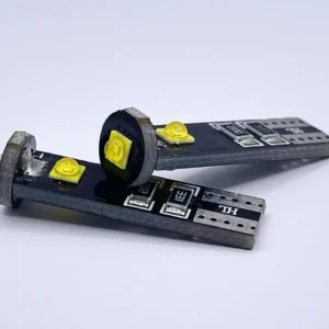 Лампа Діод Т10(W5W)БЦ12V LED 3x3535 white резистор 00068