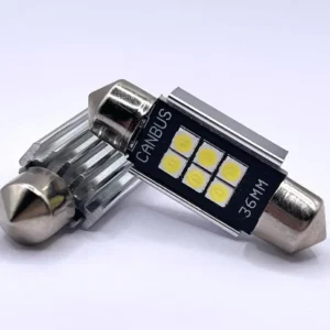 Лампа Діод SV8.5(C5W.C10W)AC12V LED 6x3030 white 36mm(обманка)00069