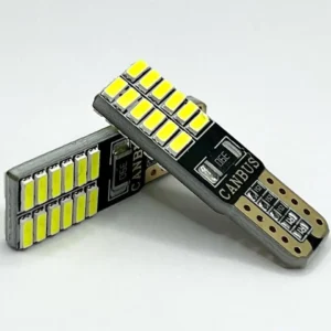 Лампа Діод Т10(W5W)БЦ12V LED 24x4014 white canbus(обманка) 00105