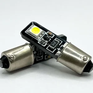 Лампа Діод BA9s (T4W)А 12V LED 2х5050 white резистор-с 00110