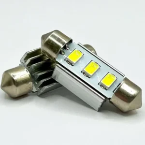 Лампа Діод SV8.5(C5W.C10W)AC12V LED 3x5630 white 36mm радиатор 00118
