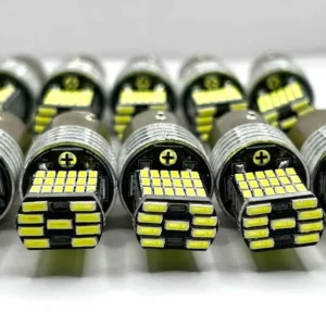 Лампа Діод BAY15d (Р21W+5W)А 12V LED 45х4014 white резистор 00141