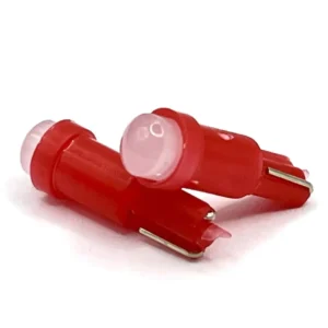 Лампа Діод Т5(W1.2W)БЦ 12V LED COB red(суцільне світло ) 00142