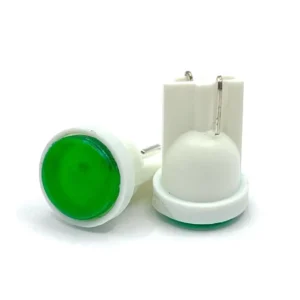 Лампа Діод Т10(W5W)БЦ12V LED COB green 6 chip(суцільне світло ) 00145