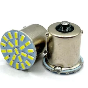 Лампа Діод BA15s (Р21W)А 12V LED 22х3014 white резистор 00151