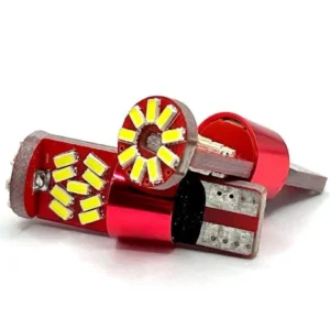 Лампа Діод Т10(W5W)БЦ12V LED 27x3014 white резистор-r 00152