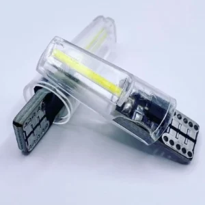 Лампа Діод Т10(W5W)БЦ12V LED COB white filament-cambus-silicone(обман) 00162