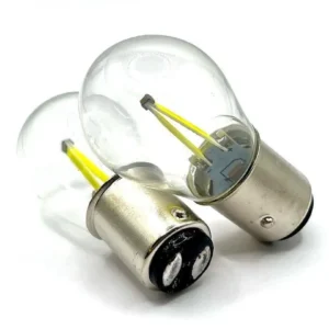 Лампа Діод BAY15d (Р21W+5W)А 12V LED 2xCOB+Glass white 00217