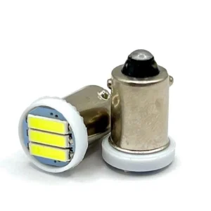 Лампа Діод BA9s (T4W)А 12V LED 3х7014 white 00222