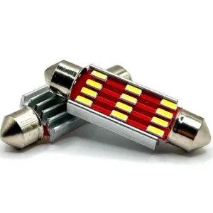 Лампа Діод SV8.5(C5W.C10W)AC24V LED 12x4014 white 41mm(обманка)00238