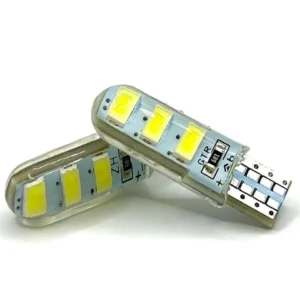 Лампа Діод Т10(W5W)БЦ24V LED 6x5630 white резистор silicone 00255