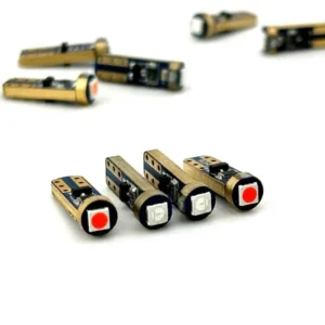 Лампа Діод Т5(W1.2W)БЦ 12V LED 1х3030 red обманка 00284