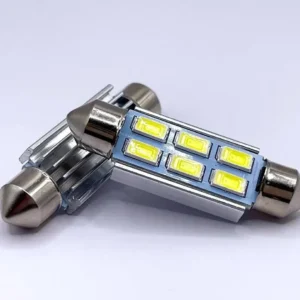 Лампа Діод SV8.5(C5W.C10W)AC12V LED 6x5630 white 41mm обм.радиат.(обманк) 00074
