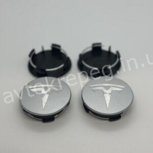 Заглушка в колісний диск Tesla (04) сірий (4 шт)