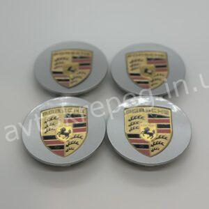 Заглушка в колісний диск Porsche 78x60(05)сірий (4шт)