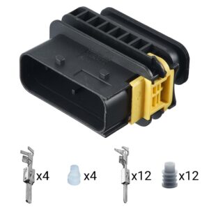 16-конт. папа HDSCS розєм для вантажівки дротяний джгут 1-1564337-1 1 1-1564528-1