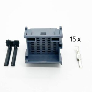 15-конт. папа сірий Розєм фотомагнітний 1-967623-6 1-967628 967633-1