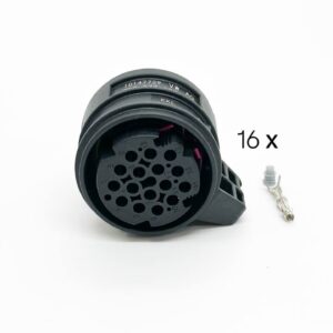 16-конт. разъем контроллера корпуса коробки передач 02E, Sagitar Magotan 0AW0BH, 3D0 973 993 DQ500