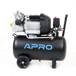 APRO Компресор двоциліндровий OFD-50MX 8 Бар 2,2 кВт 416 л/хв 50л (2 крана) + Олива 0,2л